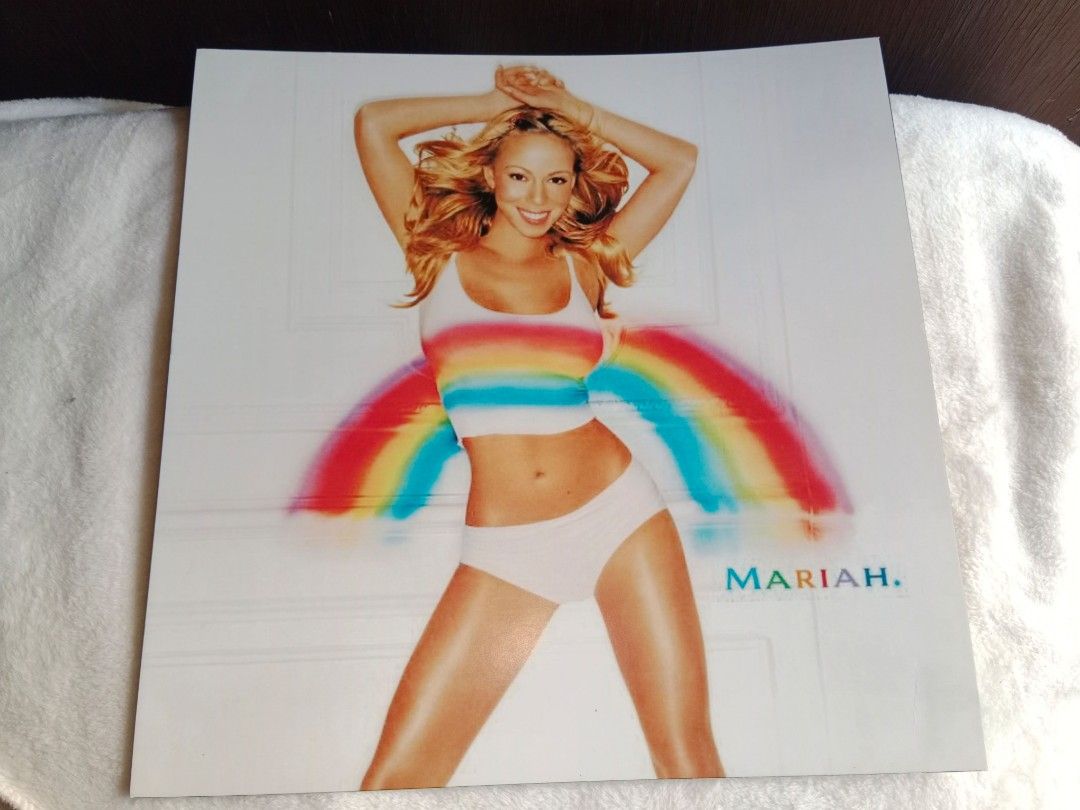 Mariah Carey Rainbow Poster Print (Category: Fan Merchandise) located in Manila. Submitted by angeloarce64172 (Listing ID 1439995430, Image 1). Description: YES. POSTER. halos kasing laki ng vinyl... perfect for display sa wall and part of collection. 🫶 collection.