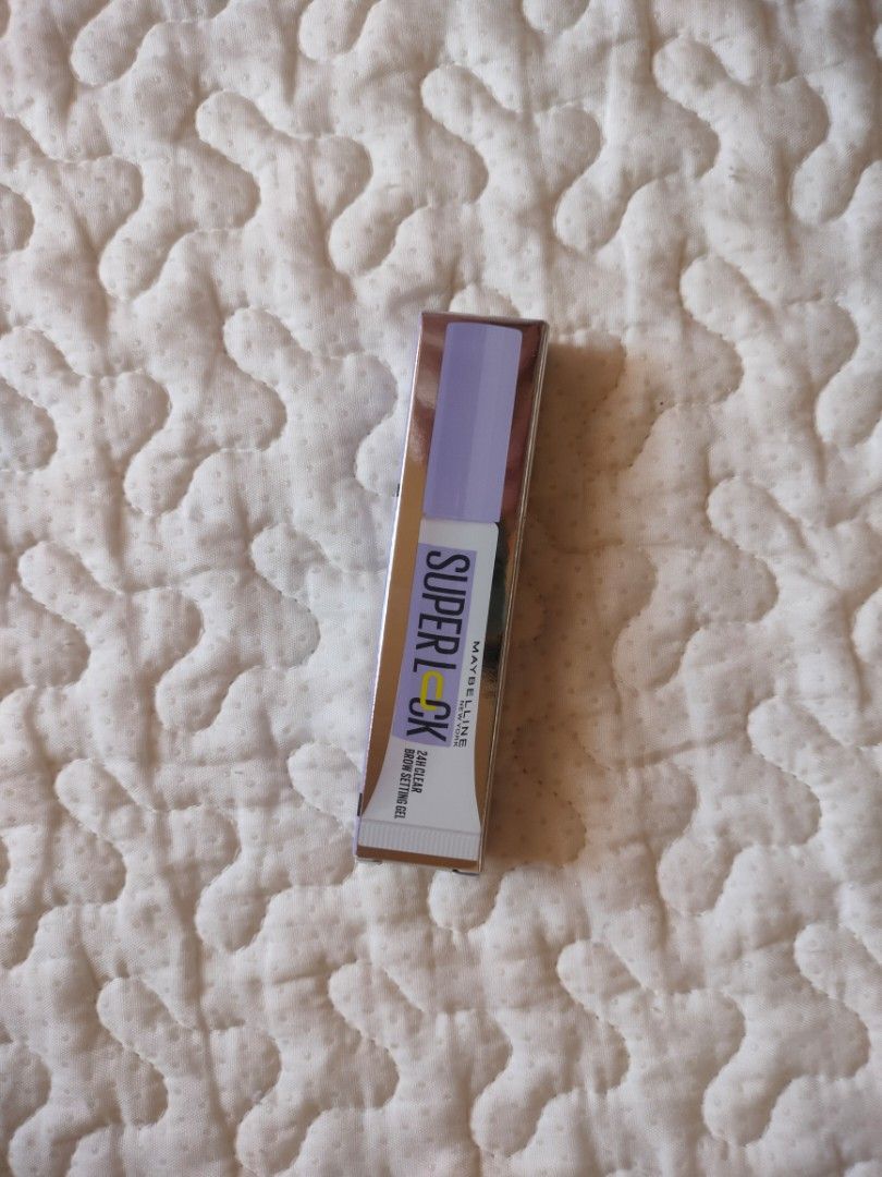 Maybelline Superlock Brow Setting Gel in Clear (Category: Makeup) located in Tabaco. Submitted by danielamc17 (Listing ID 1440018599, Image 2). Description: - brand new and sealed - shade : Clear - expiry date : 10 2028 loc: Albay mod: J&T sf : 54 Luzon, 74 Visayas, 79 Mindanao.