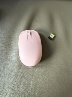 Microsoft 1850 Pink Wireless Mobile Mouse with USB Receiver469858179425259520