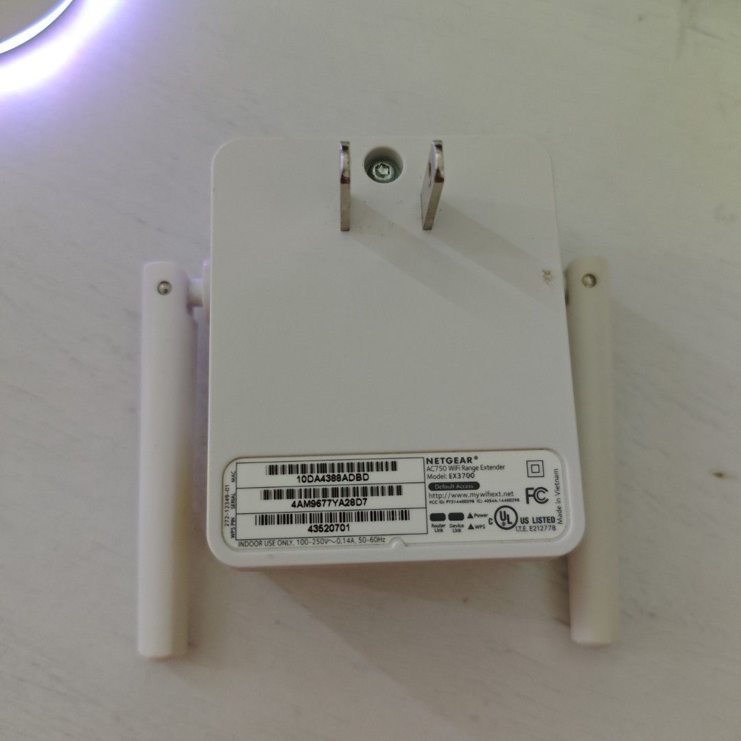NETGEAR WiFi Range Extender AC750 EX3700464753597843384321