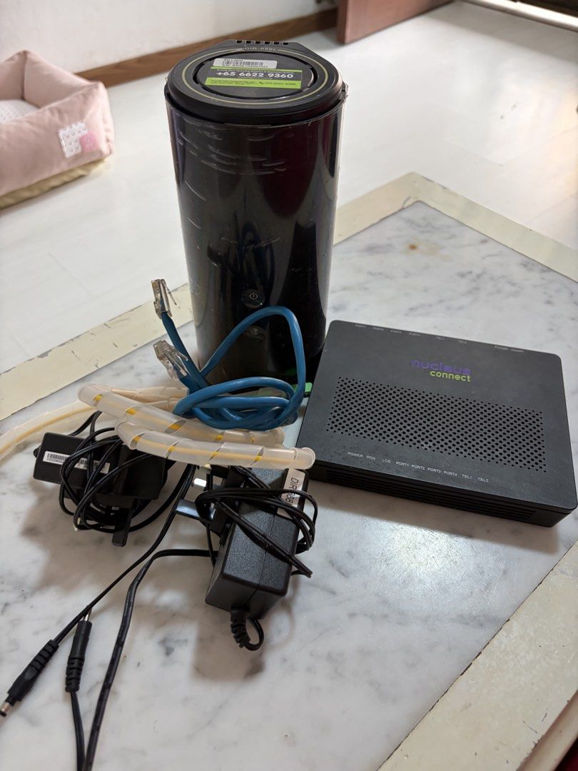Nucleus Connect Router and Black Modem Set464598127073699841