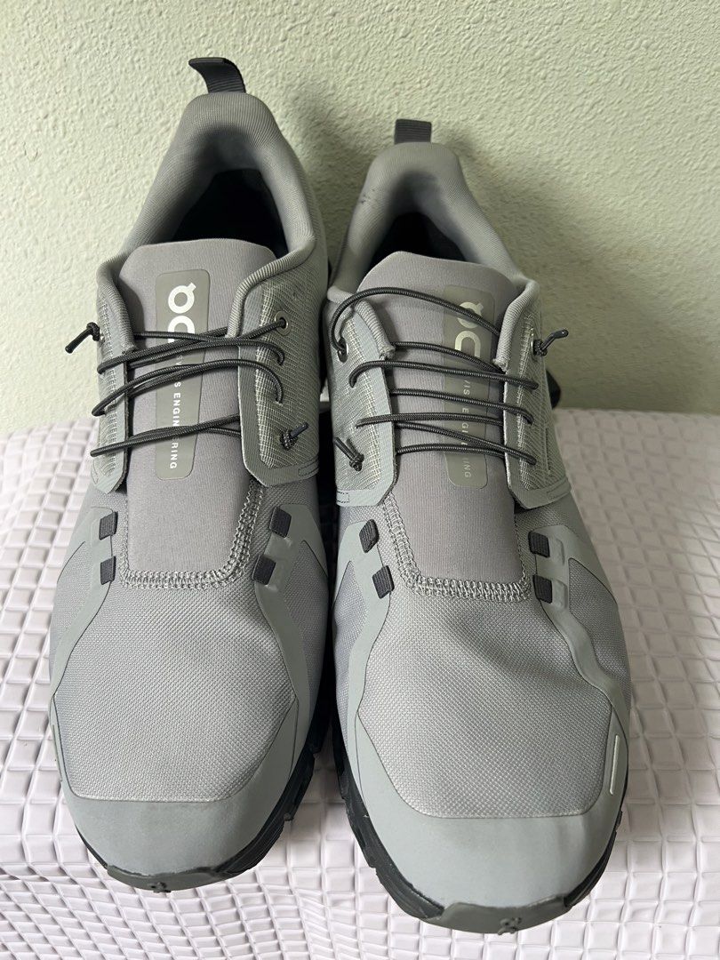 ON Cloud Waterproof Running Shoes - Wolf Grey (Category: Sneakers) located in Singapore. Submitted by swiftmountain_d46dff (Listing ID 1440085715, Image 3). Description: - ON Cloud Waterproof Running Shoes - Color: Grey - Ideal for all weather conditions - Keeps feet dry and comfortable - Ready for your next run or adventure!.