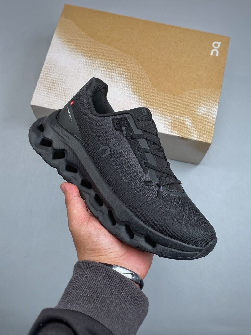 On CloudtecPhase Triple Black Matte Mesh Running Sneakers (Category: Sneakers) located in Singapore. Submitted by diya.pstore (Listing ID 1440182825, Image 1). Description: .