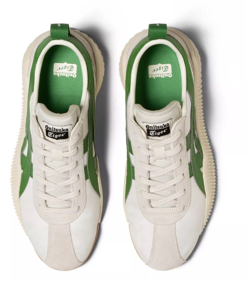 Onitsuka Tiger Sneakers White Green (Category: Sneakers) located in Bacoor. Submitted by its_cess (Listing ID 1440127137, Image 1). Description: - Classic Onitsuka Tiger sneakers - White base with iconic green stripes - Secure lace-up closure - Comfortable Ortholite foam insoles for all-day wear - Ideal for casual outfits - Comes with original box and tags.