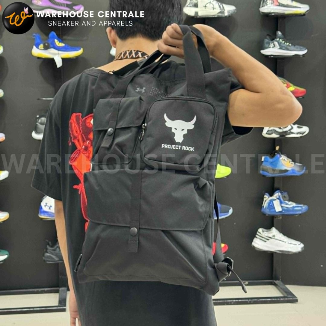 ORIGINAL PROJECT ROCK GYM SACK BLACK WHITE (Category: Backpacks) located in Cavite. Submitted by warehousecentraleofficial (Listing ID 1440076161, Image 2). Description: ORIGINAL ADIDAS BELOW SRP. Sizes: 19 LITERS 🚚 Couriers: JNT, JRS, LALAMOVE 💰 Mode of Payment: Bank Transfer, Gcash, and Paymaya 📩 DM our F(B) Page: Warehouse Centrale ✅ items are 100% original. 10x moneyback guarantee if proven fake! .