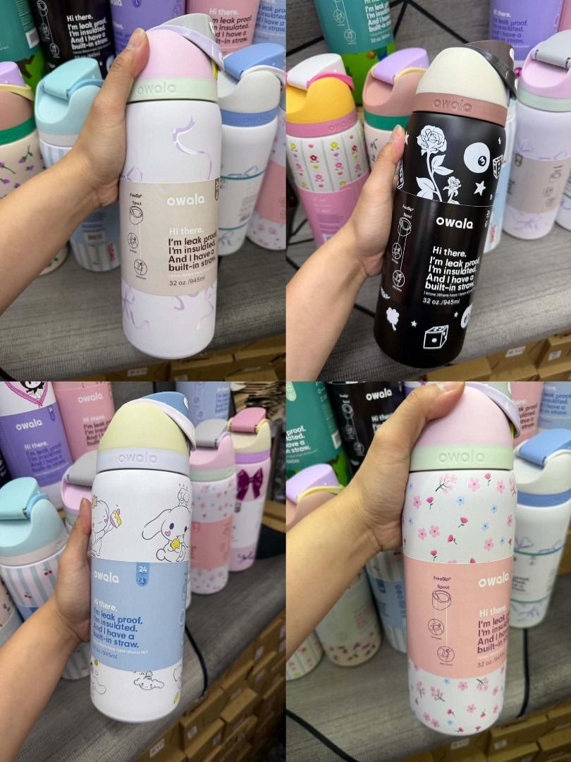 Owala 32 oz Tumbler with Straw (Category: Water Bottles & Tumblers) located in Baguio. Submitted by ayreesh_meyyy (Listing ID 1440049136, Image 1). Description: - Owala 32 oz Tumbler - Leak-proof design - Insulated to keep drinks cold - Features a convenient built-in straw - Available in various fun designs - Perfect for on-the-go hydration.