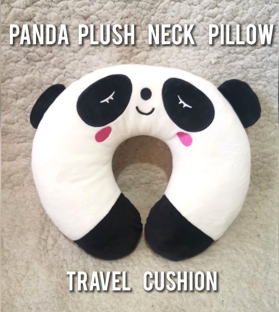 Panda Plush Travel Neck Pillow (Category: Plushies & Soft Toys) located in Bacolod City. Submitted by liza_vintage_collections (Listing ID 1440010451, Image 1). Description: .