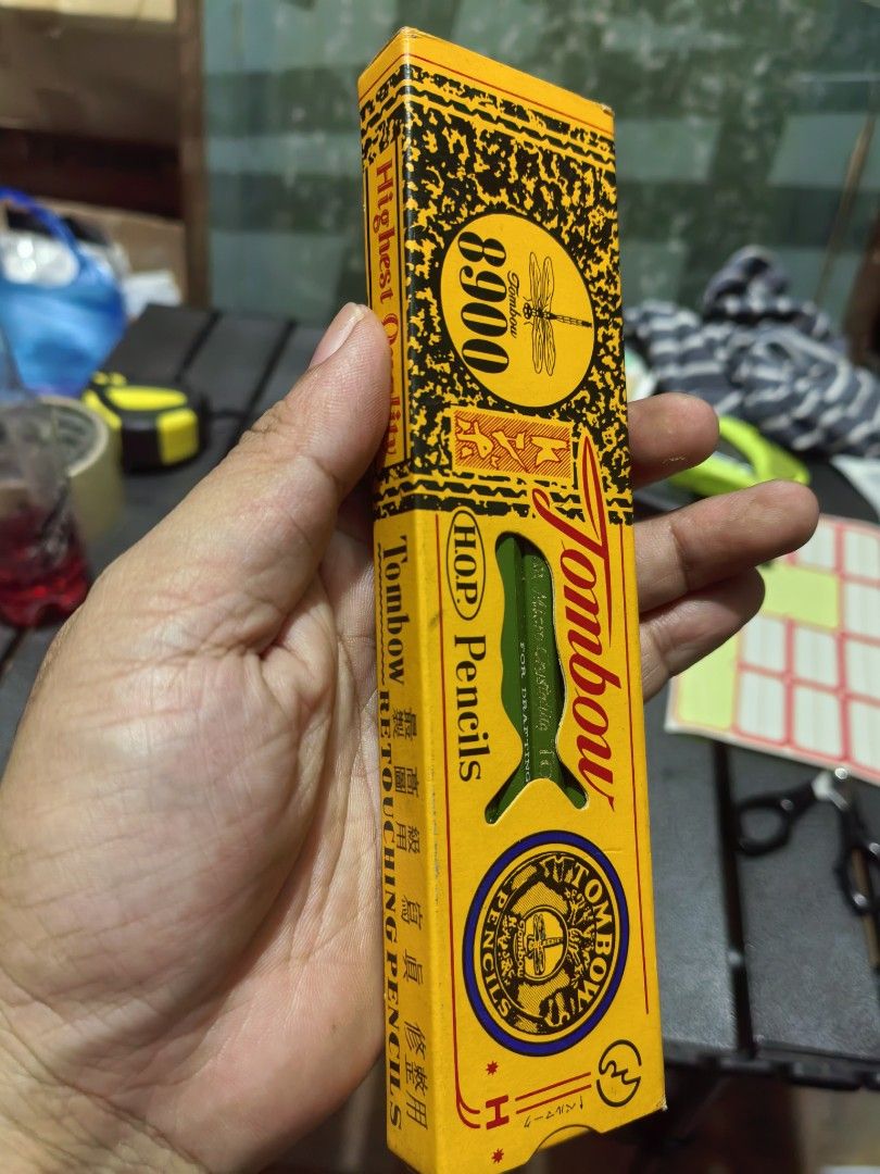 Pencils - Tombow 8900 Graphite Pencils (Category: Stationery & School Supplies) located in Cebu City. Submitted by dudes_villanueva (Listing ID 1440021326, Image 2). Description: Pencils - Tombow 8900 Graphite Pencils - H 12 pcs. In 1 box 📌A classic hight quality drafting pencils. 2 boxes available..