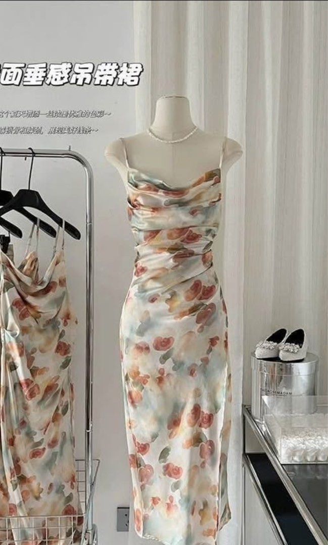 Plus Size Bodycon Halter Dress in Beige (Category: Dresses) located in Pasig City. Submitted by solelychic (Listing ID 1440167843, Image 1). Description: Get this Bodycon Halter Dress for 149! Available in Beige, 3XL Used once—for indoor event. Like new, NO ISSUES. Selling for way cheaper price. Available for same-day delivery within MM 📦 if u need an emergency dress, this is it! 📍Cainta .