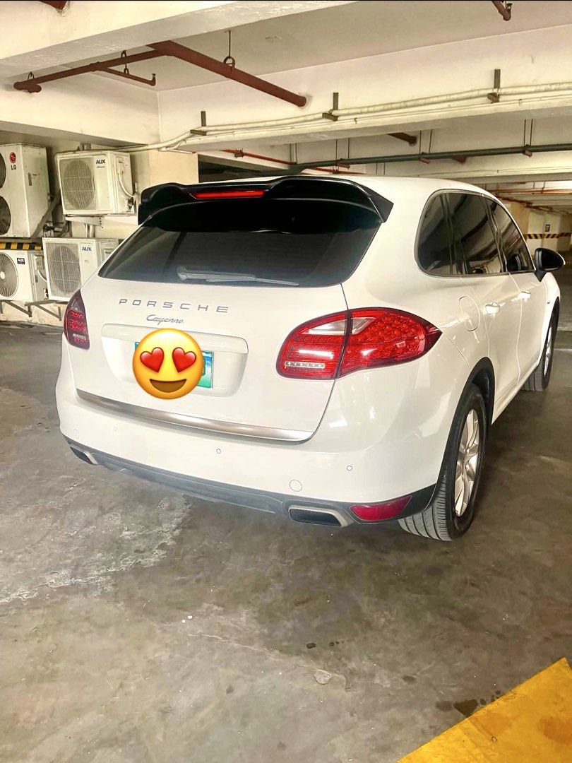 Porsche Cayenne 3.0 Diesel (A) (Category: Used Cars) located in Makati City. Submitted by xaannee (Listing ID 1440052277, Image 2). Description: 2012 Porsche Cayenne Diesel – Pristine Condition ​Price: ₱1,700,000 Selling low: ₱1,399,999 ​ ​Key Specifications & Features: ​Engine: Fuel-efficient V6 Diesel ​Mileage: 67,xxx kms (Authentic low mileage) ​Plate Ending: 8 (Thursday coding) ​Condition: Fresh, smoke-free interior with a very smooth, luxuri