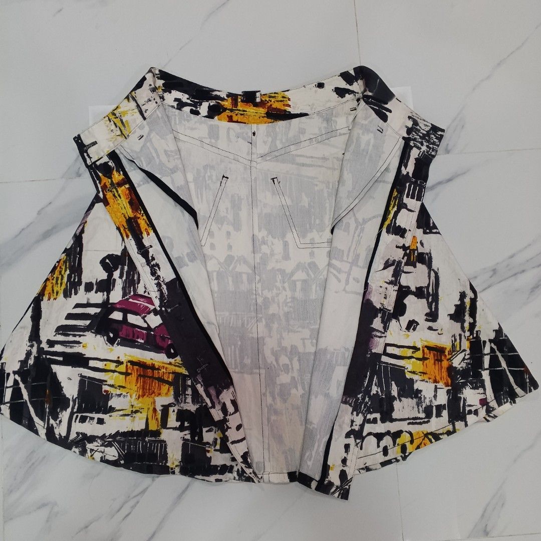Prada Denim City Skirt (Category: Skirts) located in Malasiqui. Submitted by drie_findss (Listing ID 1440121109, Image 3). Description: Prada Denim City Skirt (Authentic) ‎_______________________ ‎Size: 40 on tag ‎(Measured by Inches) ‎Width: 28 ‎Length: 24 ‎Condition: EXCELLENT ‎Color Rate: 10/10 ‎Issue: NO MAINTAG ‎_______________________ ‎ ‎Color may vary due to lightning so check wisely. ‎Thank you for your understanding ❤️.
