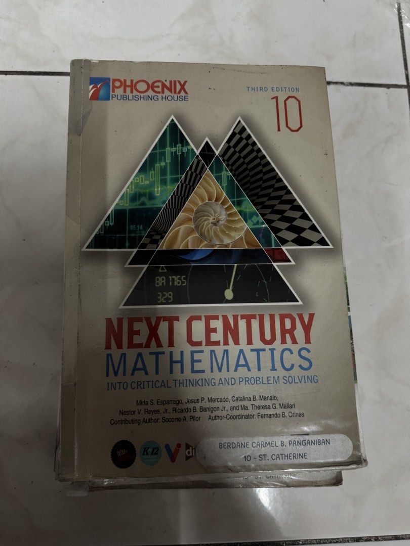 Preloved Grade 10 books ₱200 each (Category: Textbooks) located in Quezon City. Submitted by silverls7 (Listing ID 1440137154, Image 3). Description: .