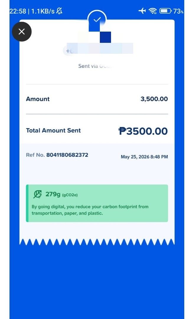 proof of purchase May 25,2026 (Category: Announcements) located in Manila. Submitted by dsanjuansdeclutter2 (Listing ID 1440042387, Image 1). Description: LP 3500.