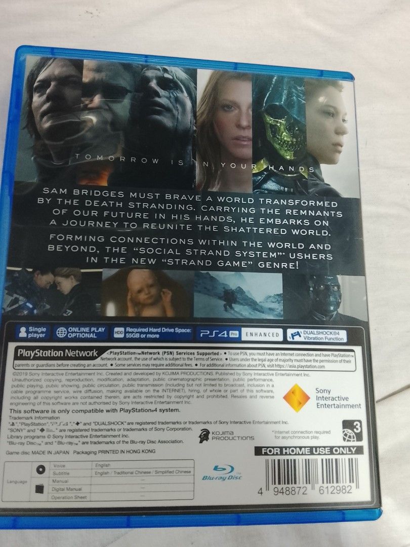 PS4 Death Stranding (Category: PlayStation) located in Manila. Submitted by coinhunter8 (Listing ID 1440091593, Image 3). Description: Death Stranding ps4 R3 games are all hand ready to ship..