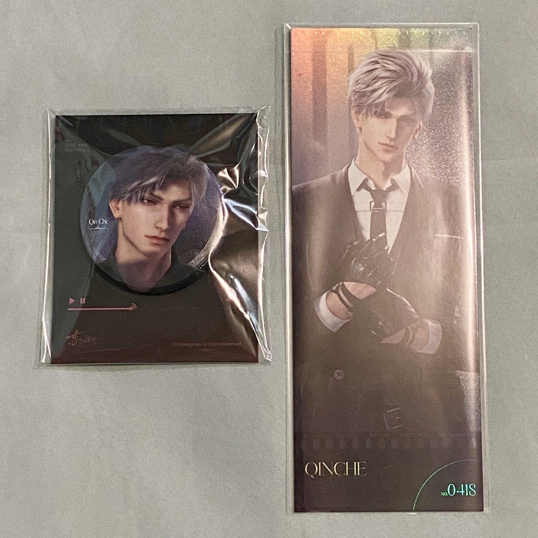 [Set of 2] Sylus Official Badge and Laser Ticket Authentic Love and Deepspace Echoes of, Wanda Cinema Collaboration Merch (Category: Toys & Games) located in Valenzuela. Submitted by doujanshi (Listing ID 1440063716, Image 2). Description: Official Sylus merch: - Echoes of Deepspace can badge with NFC chip (scannable, it will open a link to a song when you hover a smartphone over it) - Wanda Cinema laser ticket MOP: GCash, bank transfer (BPI/BDO)
