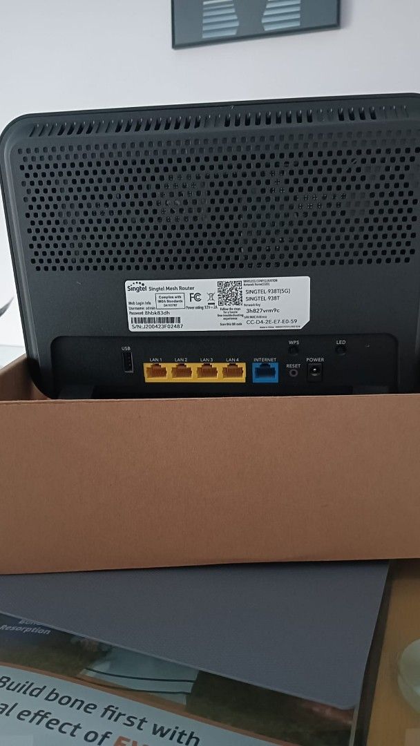 Singtel Dual-Band WiFi Router, Computers & Tech, Parts & Accessories ...
