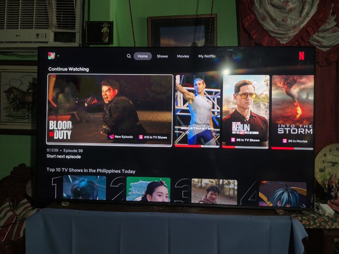TCL Android TV 65inches (Category: TV) located in Bacoor. Submitted by davealvare39194 (Listing ID 1440040783, Image 2). Description: For Sale TCL Android TV 65inches Loc: Panapaan 6 Bacoor Cavite No issue no history of repair.