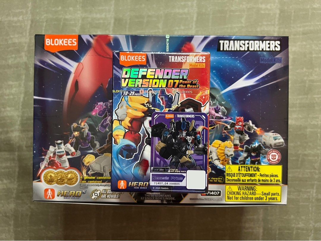 Transformers Defender Version 7 (Category: Action & Battle Toys) located in Makati City. Submitted by ivanjoshua24 (Listing ID 1440049394, Image 2). Description: ❗️Complete, unbuilt and unscanned ❗️Sets are confirmed Set w/ RC: Php 950 each ✅ w/ RC Nemesis Leo Prime ✅ w/ RC Nemesis Prime Set w/o RC: Php 750 each ✅ w/ regular Leo Prime ✅ w/ regular Big Convoy Meet-ups: Makati (Evangelista | Waltermart | Ayala) Pasay (Libertad | Gil Puyat) LRT Stat