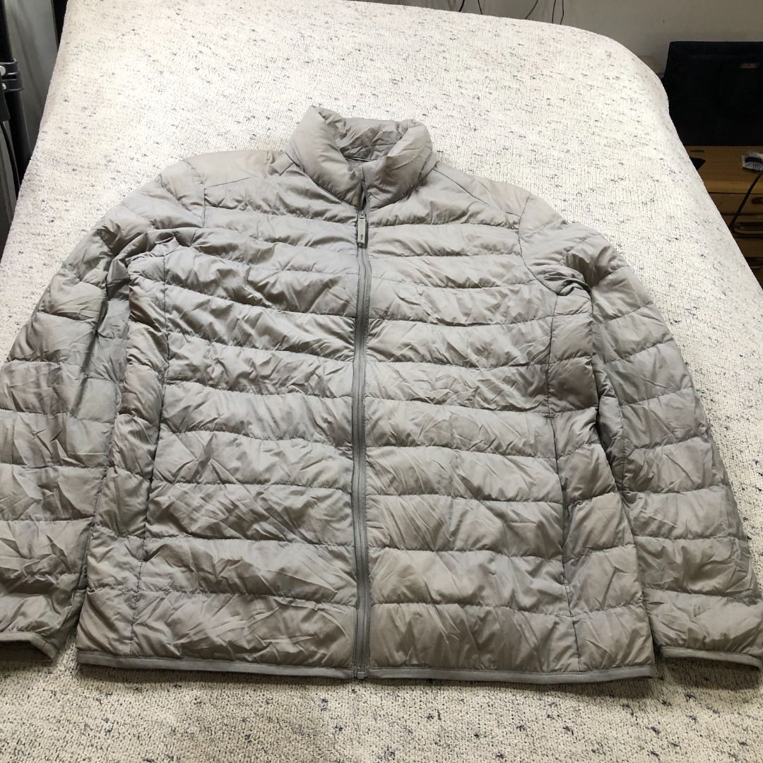UNIQLO Ultra Light Down Jacket Off White Size Men's Medium (Category: Coats, Jackets and Outerwear) located in Santa Rosa. Submitted by sergids (Listing ID 1440030165, Image 2). Description: UNIQLO Ultra Light Down Jacket Off White Size Men's Medium Great condition. Check fitting tops to ensure this fits you. Dimensions below are exact measurements, see pics as well for comparison. 9/10 Condition and Colorway Dimensions: Check pic slide for actua