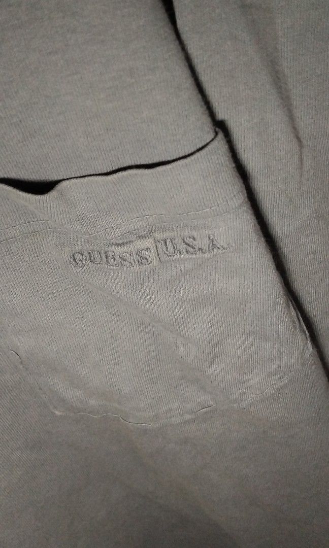Vintage GUESS U.S.A. American Tradition Pocket Tee 🦅 (Category: Tshirts & Polo Shirts ) located in Manila. Submitted by threadndfound (Listing ID 1440174567, Image 3). Description: Thread & Found | Fresh Drop 🧵 ​Vintage GUESS U.S.A. American Tradition Pocket Tee 🦅 ​Level up your vintage basics with this authentic 90s essential from GUESS U.S.A. This piece features a beautifully faded, slate blue-grey colorway with a clean, minimalist aesthetic