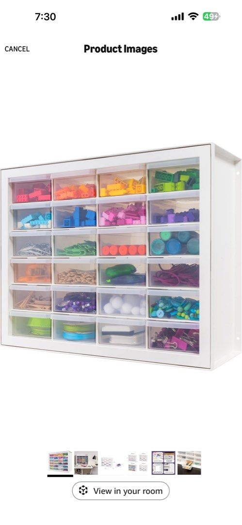 White 24-Drawer Storage Organizer Cabinet (Category: Storage Boxes & Baskets) located in Cainta. Submitted by desbarroga (Listing ID 1440119892, Image 1). Description: rfs: decluttering amazon iris 24 drawer best for small items (stationery, make up, anik anik) ✨ 2000 orig price 2400 MOP: Maya, Maribank, BDO, BPI, Gcash MOD: Lalamove / grab from Cainta - White 24 drawer storage cabinet - semi Transparent drawers for easy content identification - 