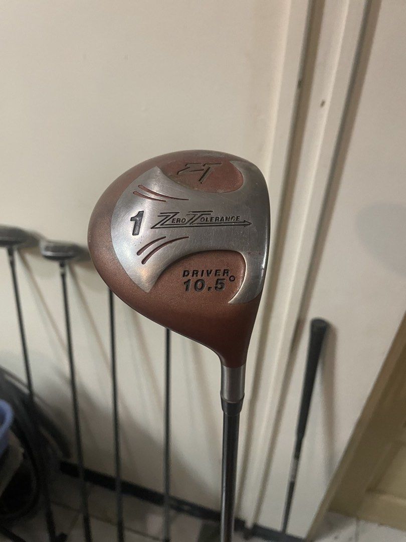 Zero Tolerance 10.5 Driver Golf Club (Category: Golf) located in Makati City. Submitted by rhadsav (Listing ID 1440144865, Image 1). Description: - Zero Tolerance 10.5 Driver golf club - Striking copper and silver design - Perfect for tee shots and long drives - Enhance your golfing performance.