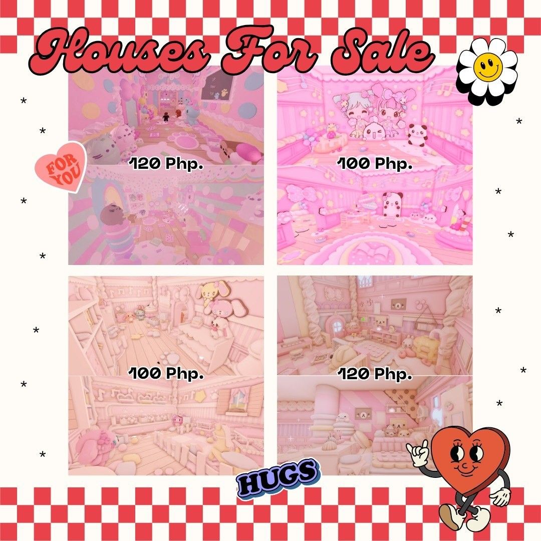 Adopt Me: Pre-order Houses (30+ Different Style) (Category: In-Game Products) located in Manila. Submitted by a_silor (Listing ID 1440224028, Image 2). Description: DM! Conditions will be sent once your offer is made. Discount only if taking 3+ houses. If you are looking for another type of house, feel free to send the kind of house you are looking for ^-^ p.s houses are cloned.