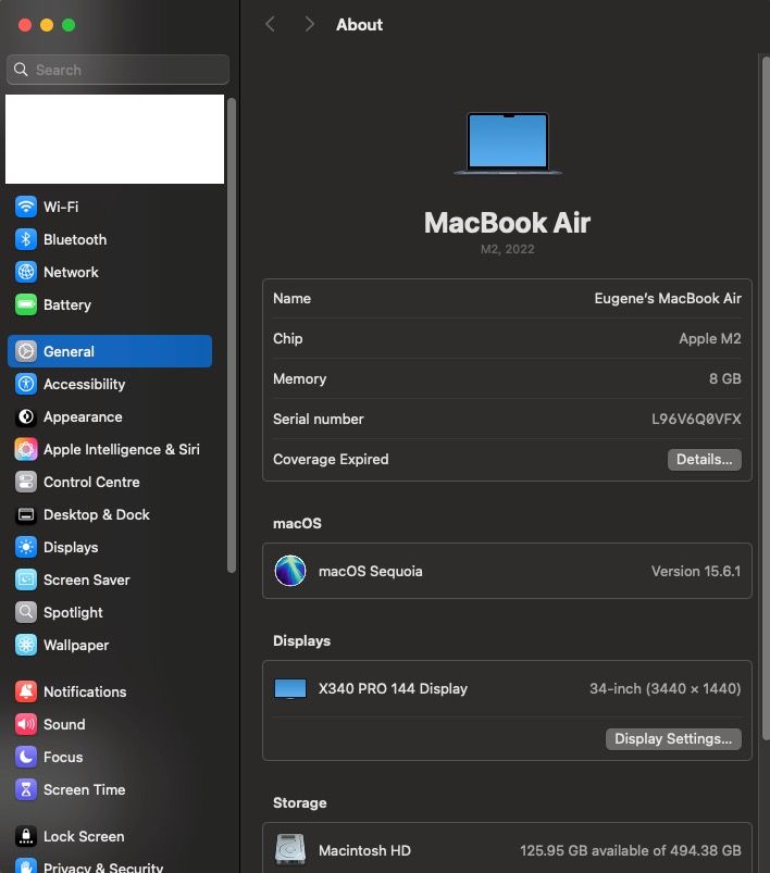 Apple MacBook Air M2, 2022465384530101544964