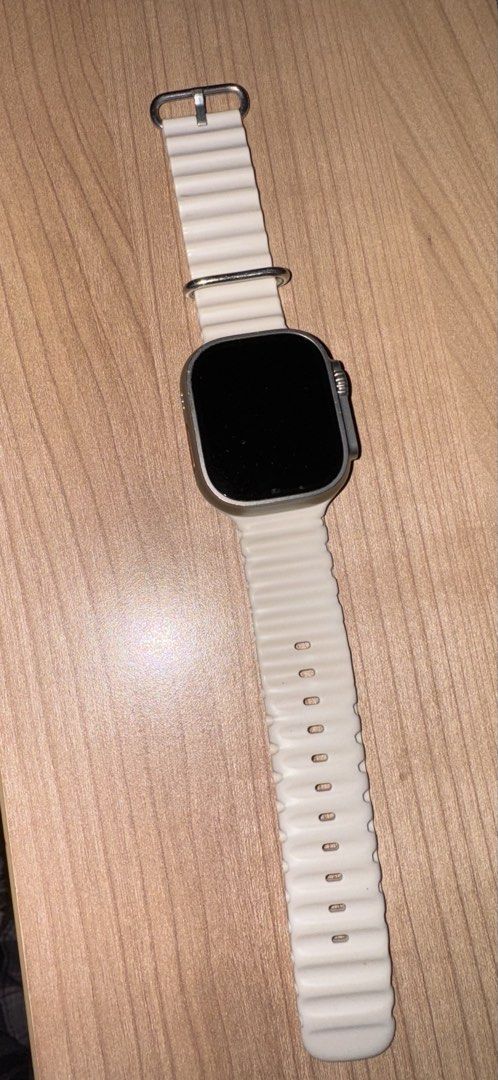 Apple Watch Ultra 49mm Titanium Ceramic Case Sapphire (Category: Wearables & Smart Watches) located in Quezon City. Submitted by closetland (Listing ID 1440363306, Image 1). Description: - Apple Watch Ultra with 88% battery health - 49mm Titanium & Ceramic Case - Sapphire Crystal Display - Includes 3 Bands - Comes with charger and box - Ideal for Workouts & Everyday Use - All Buttons & Functions Working Perfectly.
