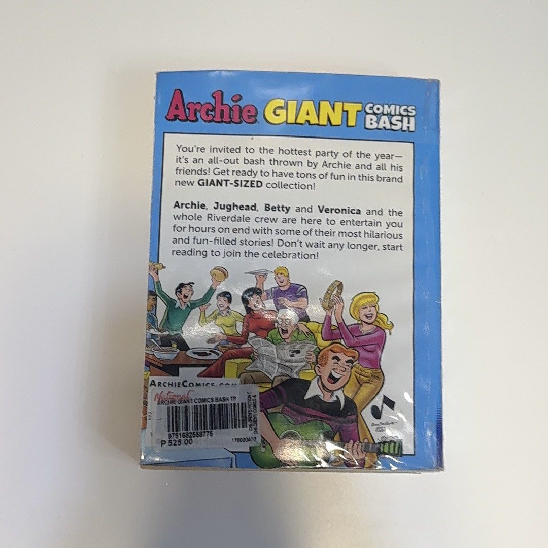 Archie Giant Comics Bash (Category: Comics & Manga) located in Angeles City. Submitted by twokznostalgiathrift (Listing ID 1440329129, Image 2). Description: - compilation of Archie comics - pre loved books - dm for condition.