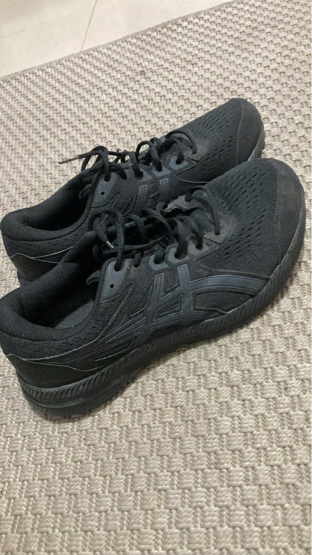 ASICS Ortholite Black Running Shoes (Category: Sneakers) located in Caloocan City. Submitted by chefmathew (Listing ID 1440303600, Image 2). Description: - Black ASICS running shoes - Features Ortholite insoles for comfort - Black laces - Suitable for running or everyday wear - Shows some signs of use, but plenty of life remaining - Selling as is.