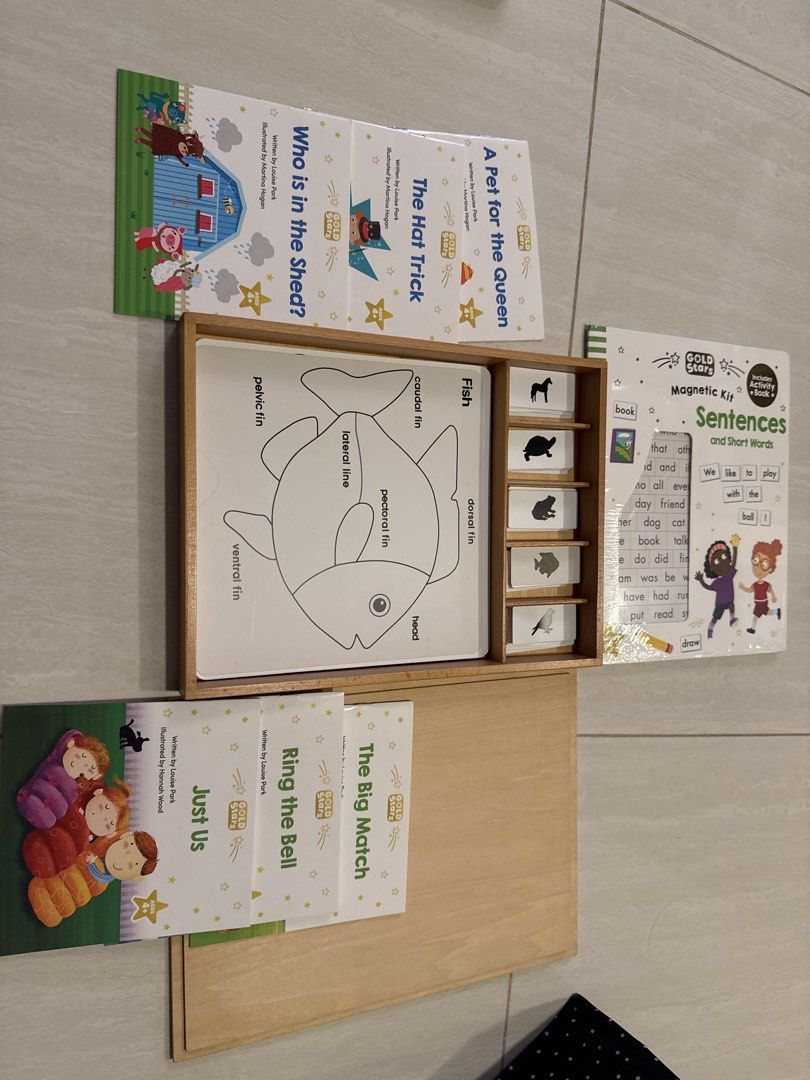 Assorted learning materials (Category: Children's Books) located in Singapore. Submitted by Rover (Listing ID 1440274598, Image 1). Description: .