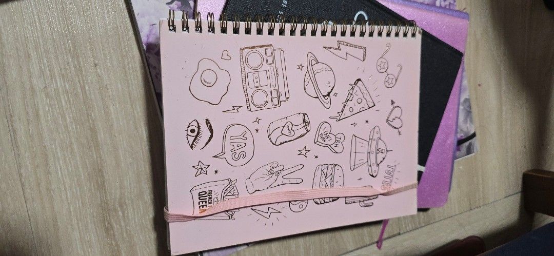Assorted notebooks (Category: Stationery & School Supplies) located in Singapore. Submitted by riuslei (Listing ID 1440342137, Image 5). Description: total 7 notebooks im decluttering my room and found alot of notebooks that were empty take a few or take all, its up to you.