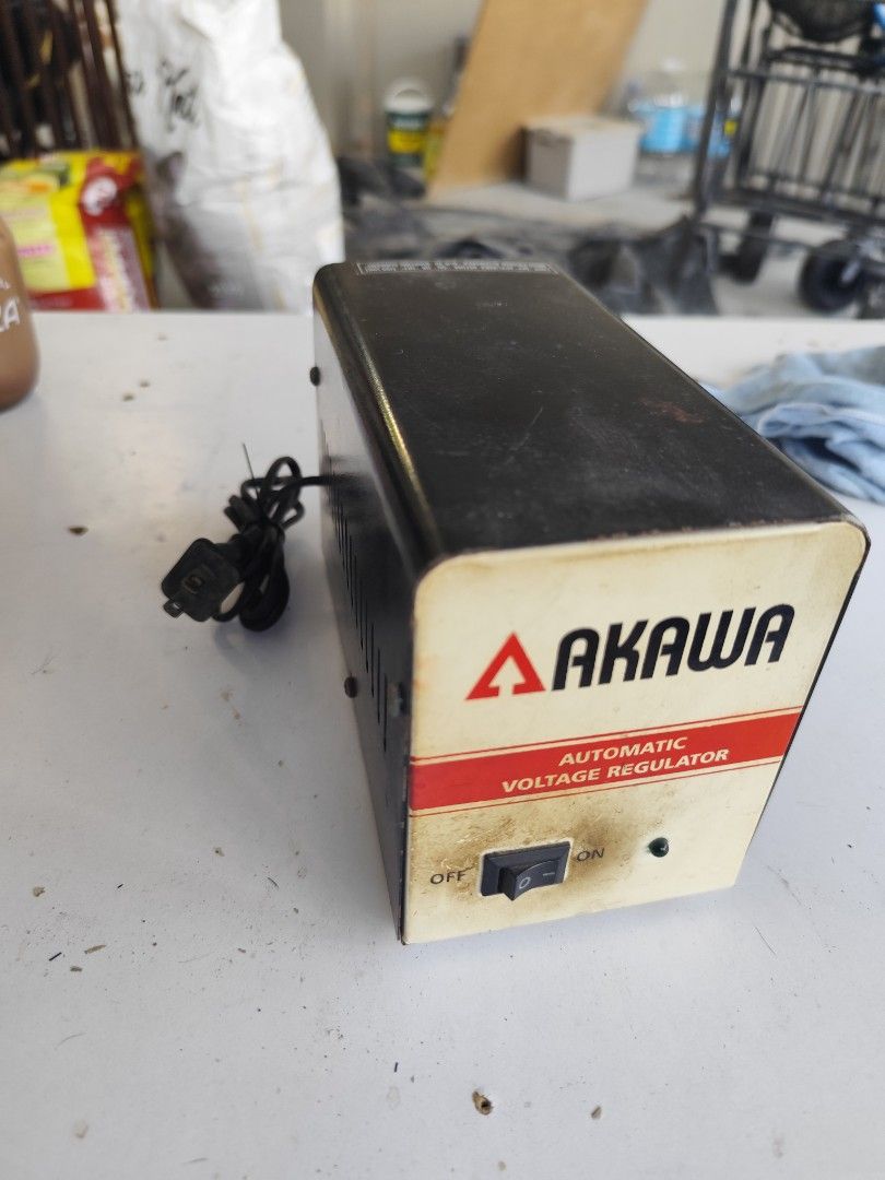 Automatic Voltage Regulator B1T1 (Category: Electrical, Adaptors & Sockets) located in Manila. Submitted by sexy.seller (Listing ID 1440343115, Image 2). Description: - AKAWA Automatic Voltage Regulator for sale - PC WORKS AVR - Fully functional, works well - Features an on/off switch - Power cord included - PCWRX Automatic Voltage Regulator also available - Both units are confirmed to be in working condition BUY 1 TAKE 1 FREE Shipping Fee should