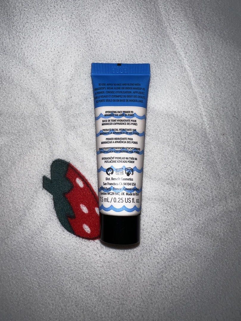 Benefit The POREfessional Hydrate Primer 7.5ml (Category: Makeup) located in Taguig. Submitted by doyoungkskdkxndj (Listing ID 1440208897, Image 2). Description: - Benefit's The POREfessional Hydrate Primer - Smooths and hydrates skin - Minimizes the appearance of pores - Provides essential moisture for a comfortable feel - Creates a flawless canvas for makeup - Convenient travel-size tube.