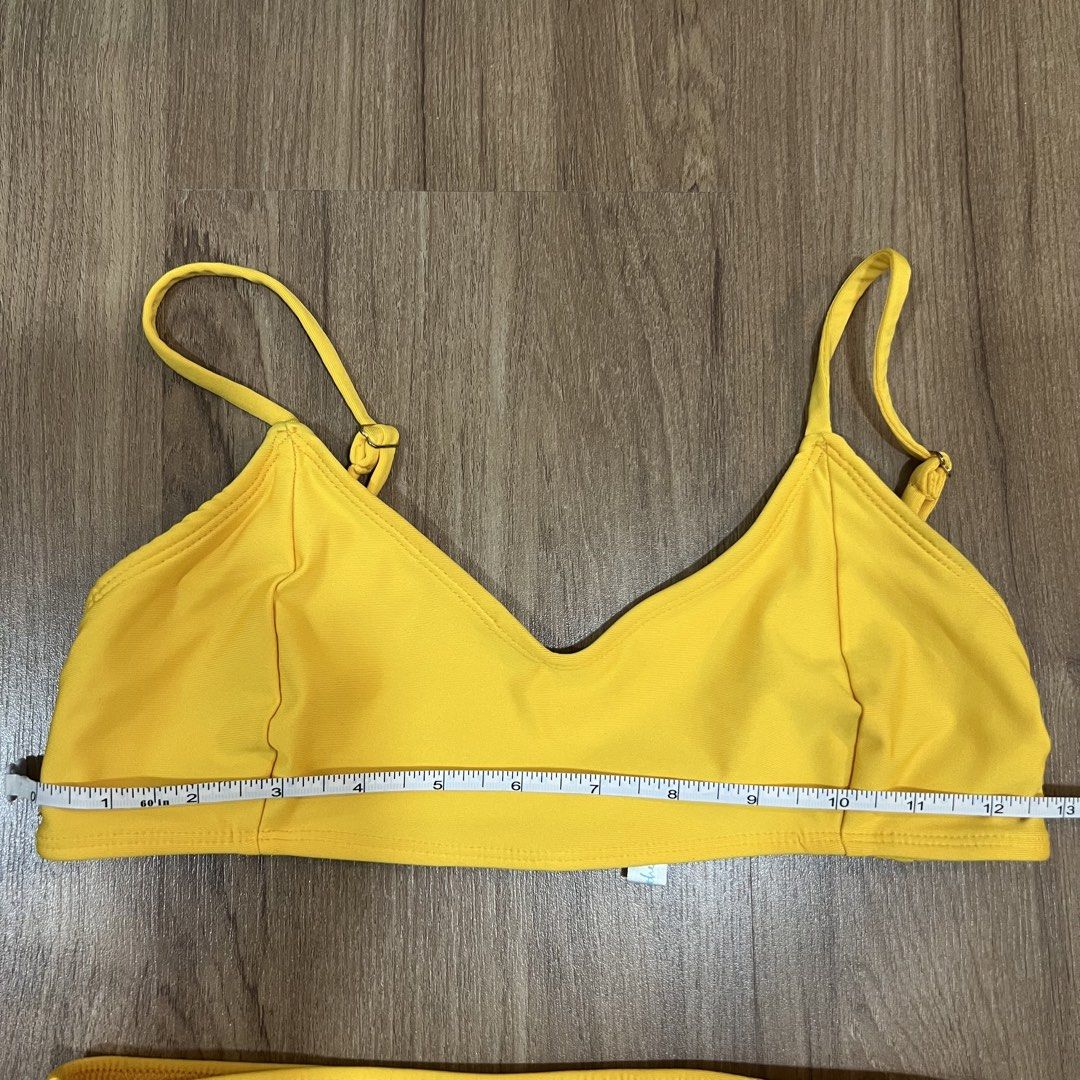 [Beyond the Beach] Yellow Two Piece Bikini Set | Swimsuit (Category: Bikinis & Swimsuits) located in Muntinlupa City. Submitted by shopblank (Listing ID 1440313317, Image 3). Description: No pads — with pads slots (Nipple tape or silicon can also be used Purchased separately for around PHP 1,200 each Note: Actual when worns are included in the post ONLY IF available. Otherwise, I won’t entertain special ww requests. Thank you! Payments via Gcash 