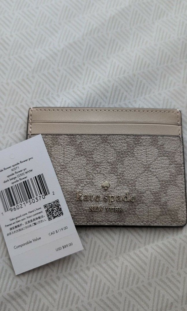 Brandew! Kate spade card holder (Category: Luxury Bags & Wallets) located in Quezon City. Submitted by jlocab (Listing ID 1440268538, Image 2). Description: brandnew selling low loc QC.
