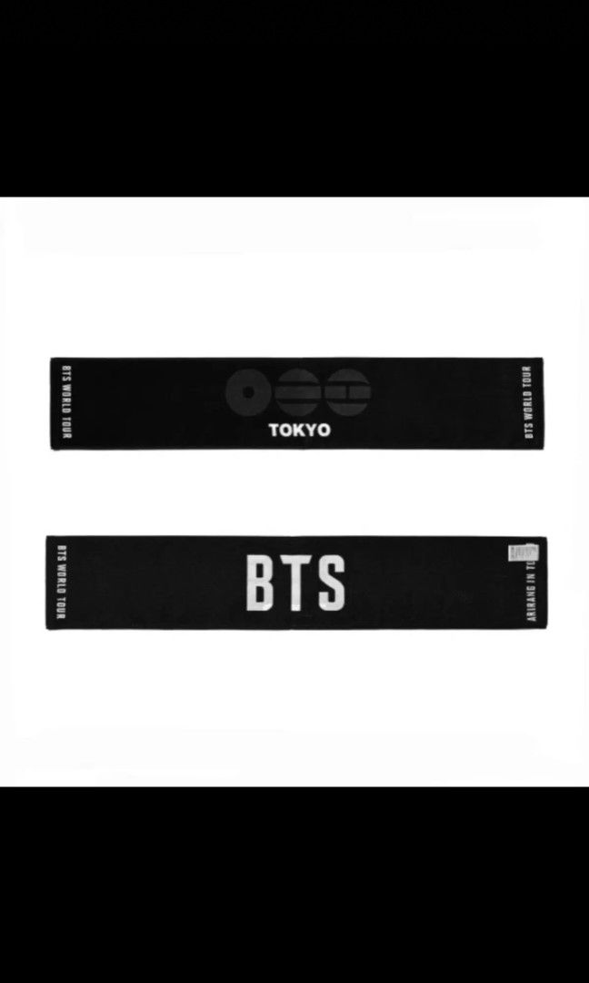 BTS Arirang Tokyo Slogan Towel (Category: Bedding & Towels) located in Taguig. Submitted by albumshop (Listing ID 1440327204, Image 2). Description: Interest Check~ wts lfb DOP: Payo ETA: 4-5 weeks.