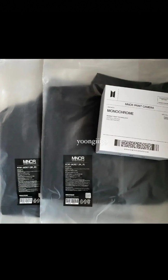 BTS Monochrome Wind Jacket (M) (Category: K-Wave) located in Taguig. Submitted by albumshop (Listing ID 1440265676, Image 1). Description: Interest Check~ wts lfb DOP: Payo ETA: 4-5 weeks.
