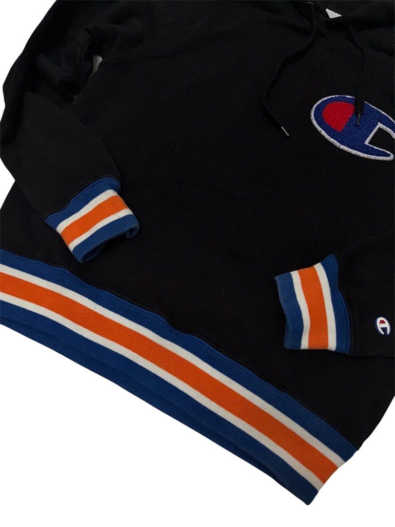 Champion Black Big C logo Hoodie (Category: Coats, Jackets and Outerwear) located in Lubao. Submitted by meekamill (Listing ID 1440372435, Image 2). Description: width: 20 length: 24.5 condition: 10/10 color may vary due to lighting 550 fixed + sf .