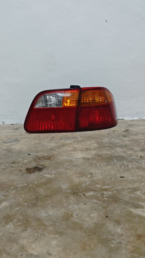 Civic EK Taillight (Category: Exterior Lighting) located in Singapore. Submitted by 21stcg (Listing ID 1440364980, Image 1). Description: Civic EK Facelift Tailights Honda Stanley & Depo • Body Left + Right side • Boot Right side 🗣️ Price can be slightly negotiated. Talk to me to discuss! 📑 Notes: - Ori stanley & Depo - Cracks on light cover - Housing no damage - All 3 lights for $60 ⭐ Buy with confidence! Do ask me if you have any questions 🚚