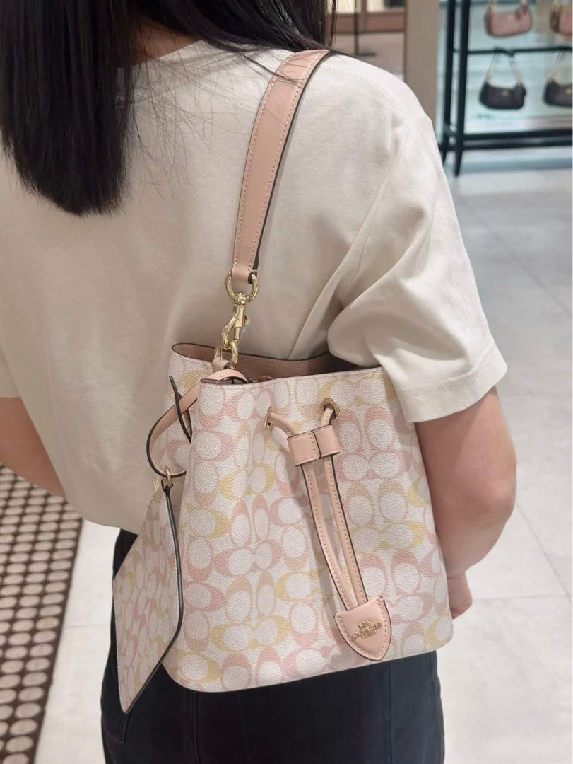 Coach Rowan Bucket Crossbody Bag (Category: Cross-body Bags) located in Manila. Submitted by msddirectfactoryoutlet (Listing ID 1440337409, Image 1). Description: Rowan Bucket L: 8.5" H: 8.5" W: 5.5" US Grade 100%.