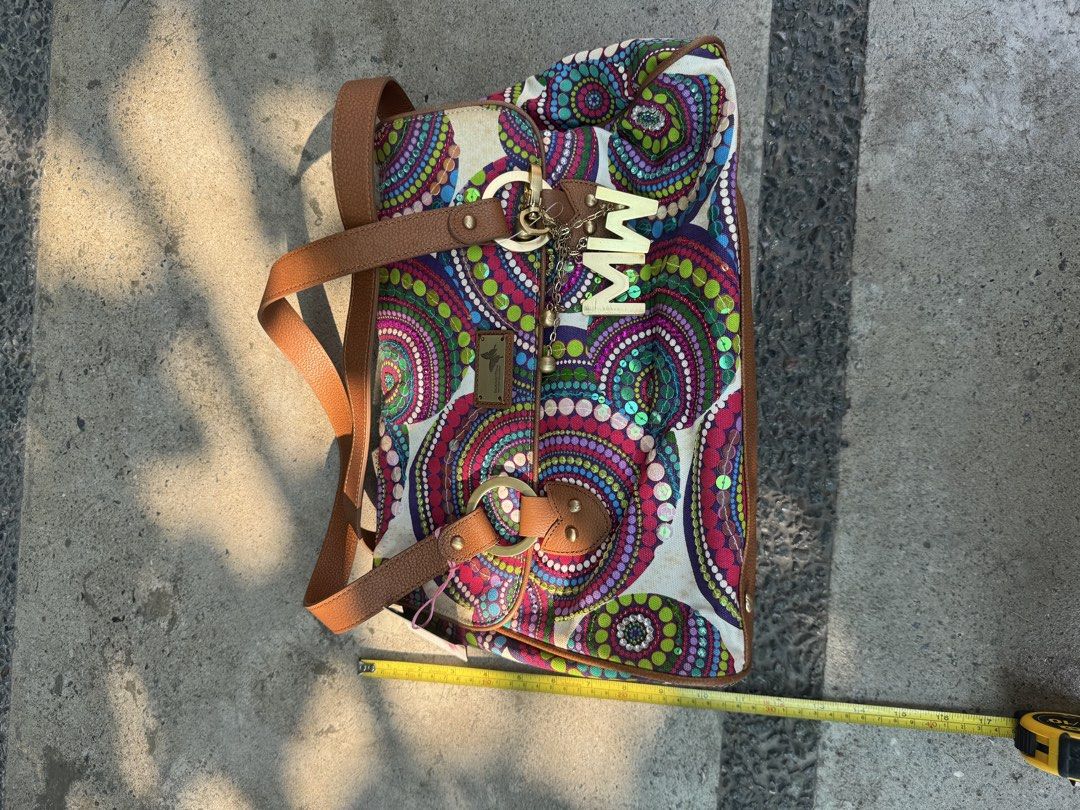 Colorful Bag Matthew Williamson (Category: Shoulder Bags) located in San Juan City. Submitted by outwithit (Listing ID 1440330561, Image 2). Description: Dm for more information -More pictures about the product -Close up pictures -Type of material RFS: Decluttering Can negotiate if buying 2 or more items Delivery fee will be shouldered by buyer Strictly payment first if delivery/ No COD Visible Staining (See photos) .