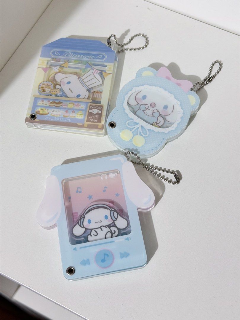 Cute Sanrio Cinnamoroll Acrylic Charm (Category: Character Goods) located in Bulacan. Submitted by shipupi (Listing ID 1440265920, Image 1). Description: 180 each 450 set.