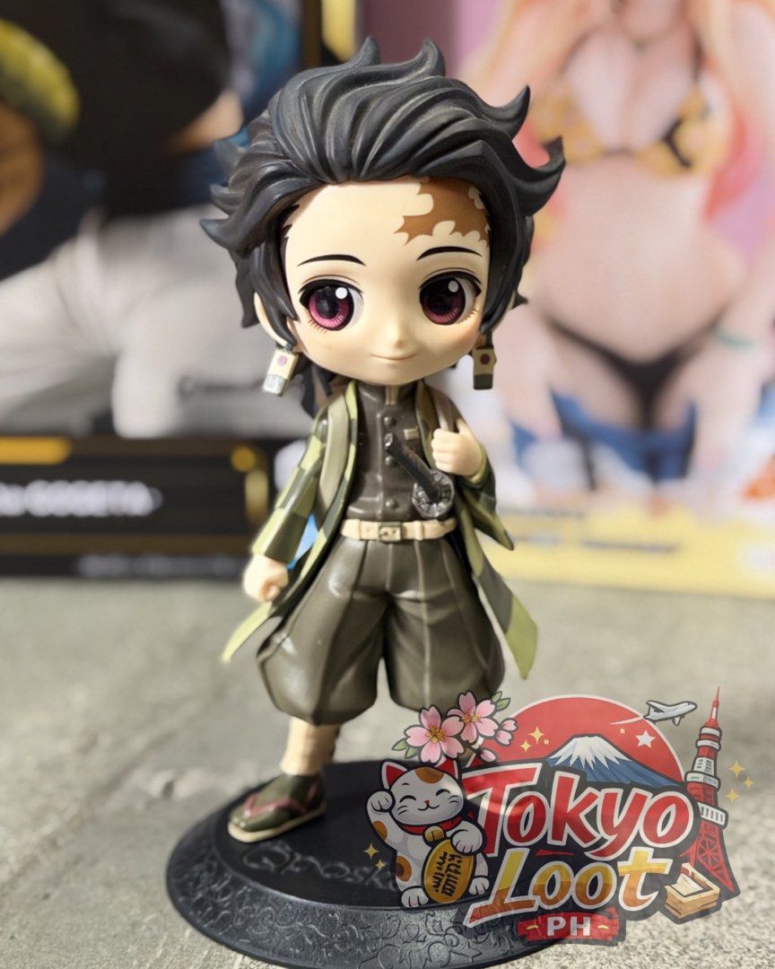 Demon Slayer Tanjiro Nendoroid Figure (Category: Figurines & Statues) located in Manila. Submitted by prelovedbytanya (Listing ID 1440358467, Image 1). Description: - Authentic Nendoroid Tanjiro Kamado figure - From the popular anime Demon Slayer - Adorable chibi style collectible - Includes a detailed display base - Comes in original packaging - A must-have for any Demon Slayer fan's collection.