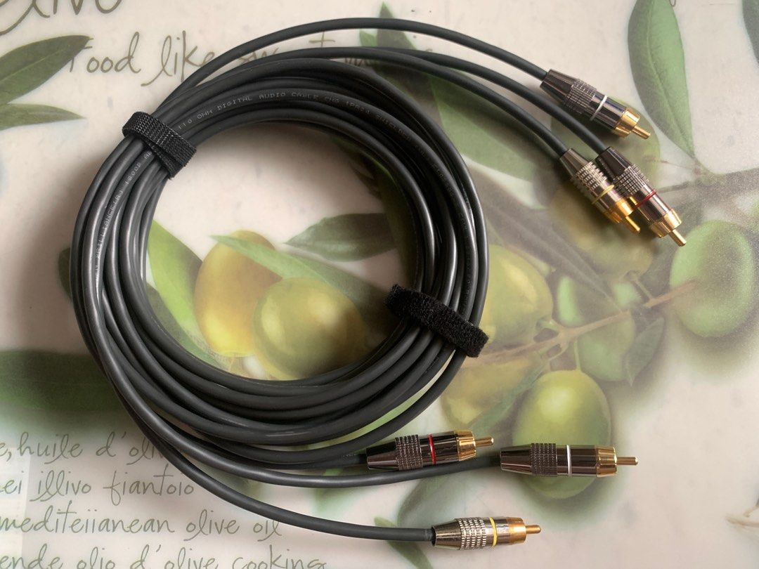 Digital Audio Cable RCA to RCA Gold Plated Connectors