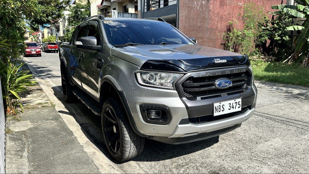 Ford Ranger (Category: Used Cars) located in Marikina City. Submitted by harvyvore (Listing ID 1440250612, Image 1). Description: 2019 Ford Ranger Wildtrak 4x2 A/T Good running condition Turbo-Diesel engine Cold aircon Thick tires - All Terrain 93,xxx mileage Newly Registered until 2027 Complete Legal Papers New Upper Ball Joints January 2026 New Change Oil Full Synthetic (Shell) January 2026 New battery January 2026 Brand New HeadUnit (Apple Car