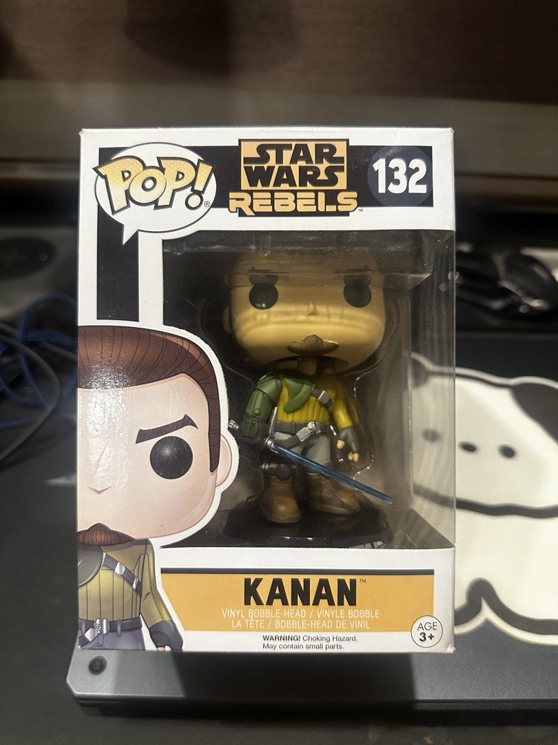 Funko pop Kanan (Category: Designer & Blind Box Toys) located in Antipolo. Submitted by agentjic (Listing ID 1440361689, Image 1). Description: Star Wars rebels.