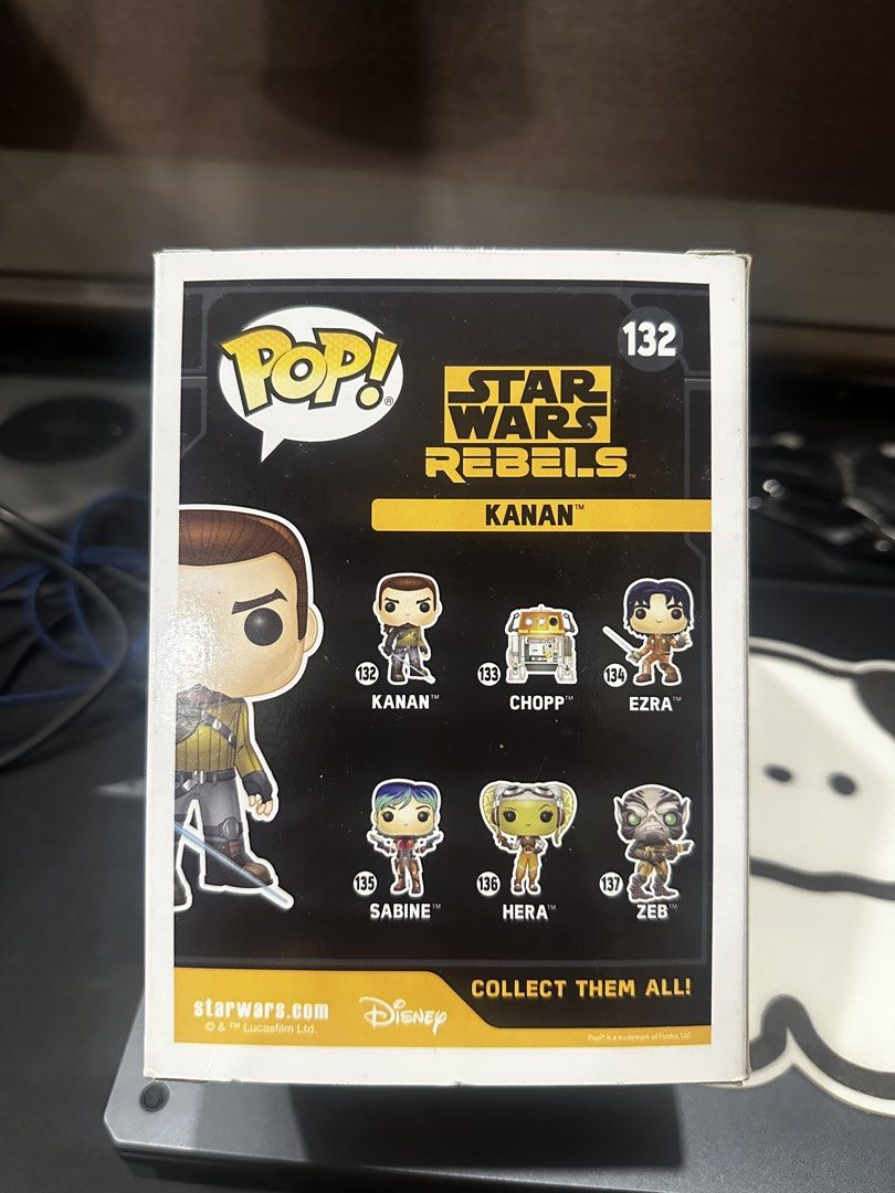 Funko pop Kanan (Category: Designer & Blind Box Toys) located in Antipolo. Submitted by agentjic (Listing ID 1440361689, Image 3). Description: Star Wars rebels.