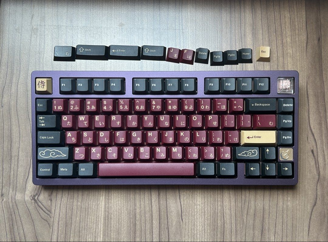 gmk red samurai keycaps465616741513963522